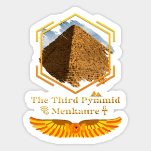 Third Pyramid in Giza, Egypt: Menkaure V01 Sticker